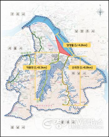 [크기변환]사본 -‘시민과 함께 하천 가꾼다’ 하남시, 친수공간 조성 위한 지역협의회 구성(친수공간 조성대상 구역 위치도).jpg