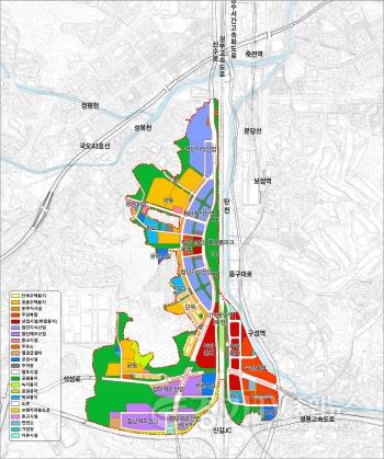 [크기변환]변경된 용인 플랫폼시티 토지 이용 계획안.jpg