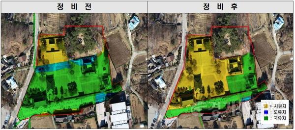 [크기변환](0521)[토지정보과]남양주시, 정약용 유적지 지적 재조사 통한 토지 정비 완료(사진1 _정약용유적지 토지정비 현황).JPG