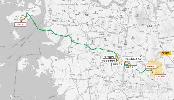 [크기변환]2.양지면~인천공항 잇는 시외공항버스 A8866번 노선도.jpg