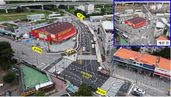 [크기변환]2. 용인특례시 처인구가 포곡읍 신원아파트 사거리 일원 교통체계를 개선해 교통정체 현상을 해소했다..png