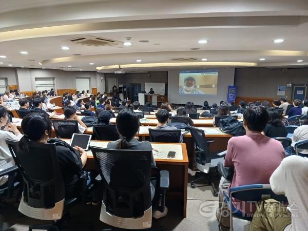 [크기변환]7. 용인특례시 처인구보건소는 28일 대학생을 대상으로 임신출산 인식개선 캠퍼스 특강을 진행했다.jpeg