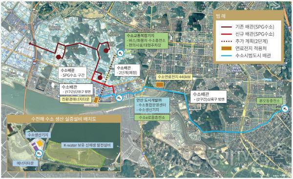 [크기변환]1.생산부터 공급망까지 구축… 안산시, 최초 넘어 최고의 수소도시로 도약(안산시 수소 시범도시 조감도).jpg