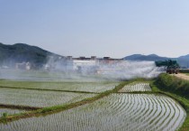 광주시, 무농약 쌀 생산단지 친환경 1차 광역방제 추진   -경기티비종합뉴스-