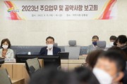 [여주시]  이충우시장 2023년 주요업무 및 공약사항 보고회 개최   -경기티비종합뉴스-