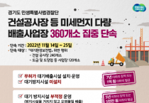 [경기도 특사경]  건설공사장 등 미세먼지 다량 배출사업장 집중 단속   -경기티비종합뉴스-