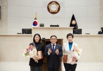 [경기티비종합뉴스] 용인특례시의회 황미상·기주옥 의원, 경기도시·군의회의장 남부권협의회 의정활동 우수의원 표창 수상