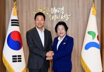 [경기티비종합뉴스] 이천시, 김경희시장, 오세훈 서울시장 만나 상생 발전방안 논의