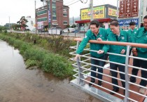 [경기티비종합뉴스] 이상일 용인특례시장, 수지구 고기동 공사현장과 고기교 주변 방문해 호우 대비 안전 점검