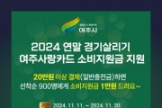 [경기티비종합뉴스] 여주시, 2024년 연말 경기살리기 여주사랑카드 소비지원금 지원