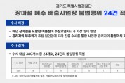 [경기티비종합뉴스] 도 특사경, 장마철 폐수 배출사업장 불법행위 24건 적발