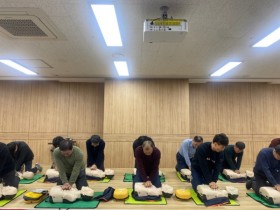 [경기티비종합뉴스] 화성도시공사, 시설관리1처 응급상황 대비 안전교육 시민안전 최우선