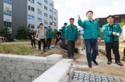 [경기티비종합뉴스] 이상일 용인특례시장, 집중호우로 토사 유출 문제 발생한 기흥구 중동 공사 현장 안전 점검